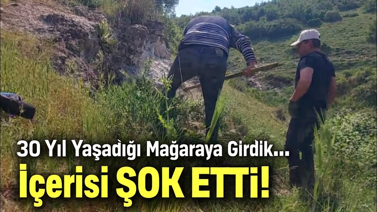 30 YIL YAŞADIĞI MAĞARA'SINA GİRDİK İçerde gördüklerinize inanamayacaksınız🙋‍♂️
