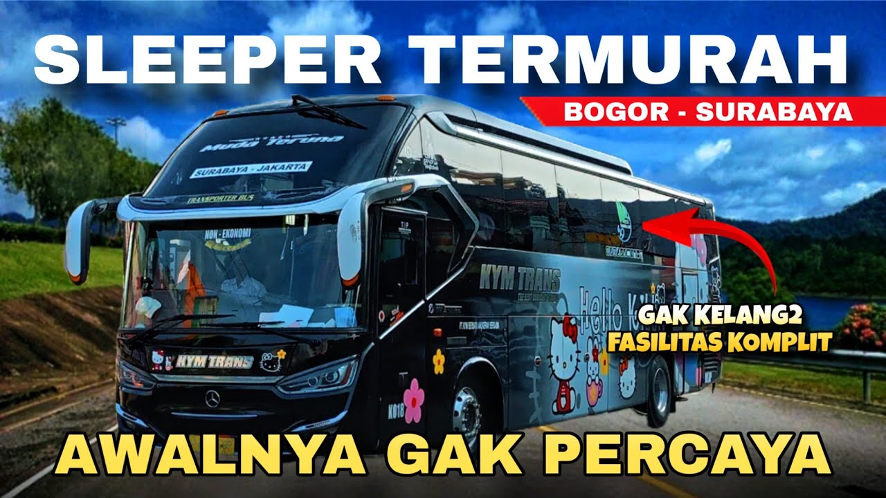 14 Jam Naik Bus Sleeper Termurah Bogor ke Surabaya &ndash; Fasilitas Mewah, Makan Enak, Tidur Nyenyak!