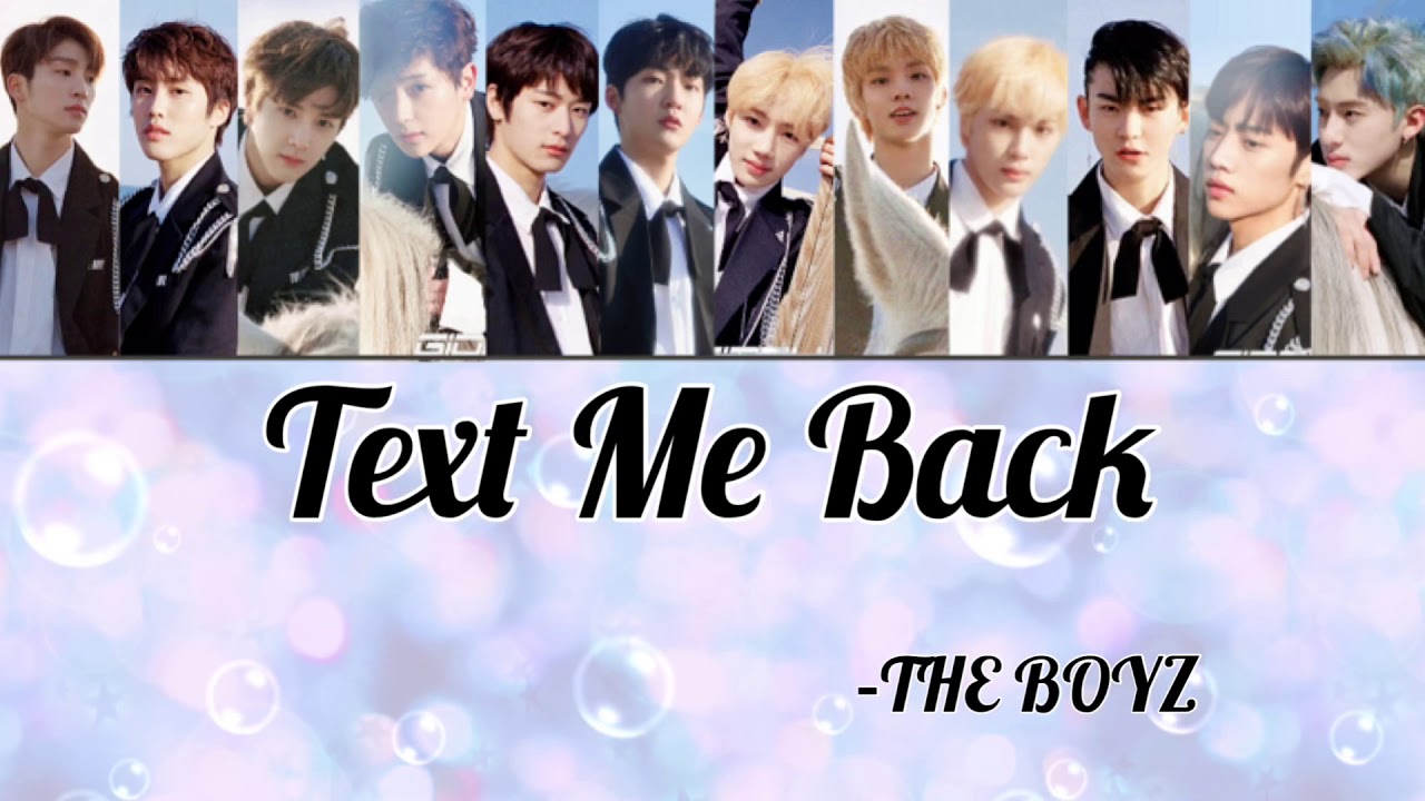【日本語字幕+カナルビ】THE BOYZ - Text Me Back