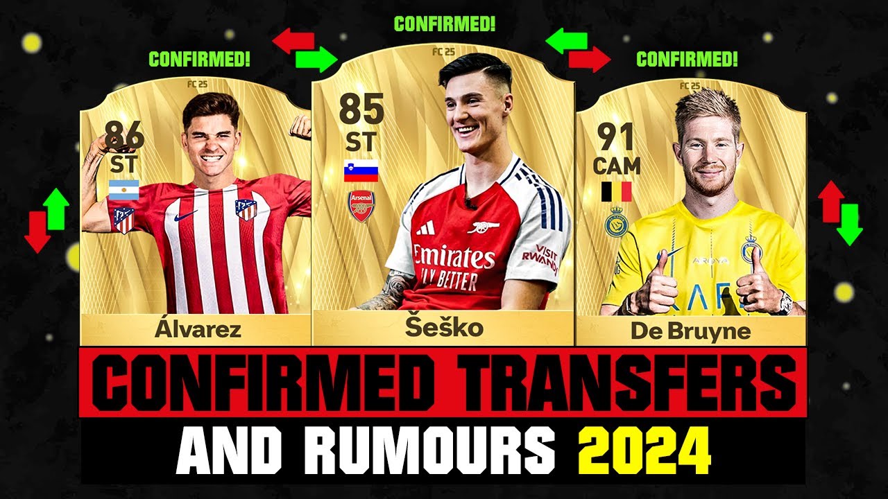 FIFA 25 | ALL NEW CONFIRMED TRANSFERS & RUMOURS! 🚨😱 ft. Sesko, Alvarez, De Bruyne... etc