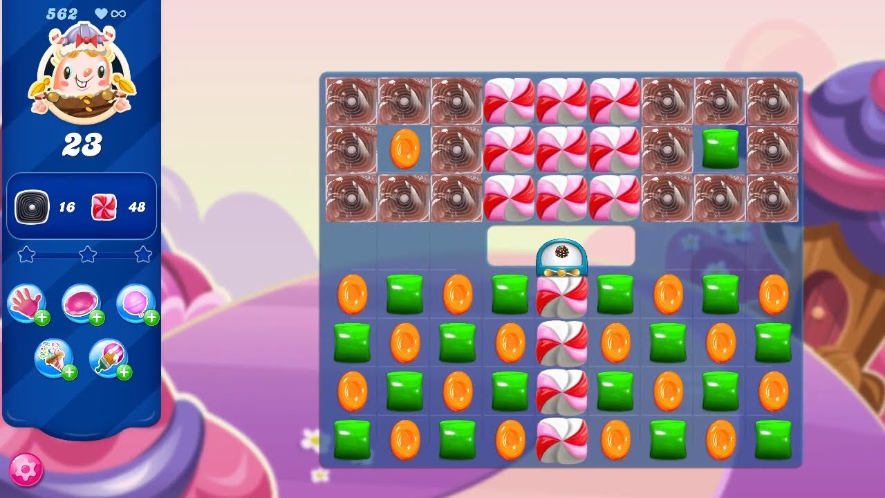 Candy Crush Saga LEVEL 562 NO BOOSTERS (new version)