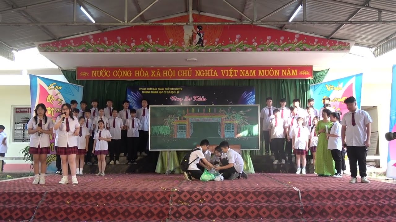 Trường THCS Độc Lập - Vòng sơ khảo tìm kiếm tài năng - 9A3- Người gieo mầm xanh