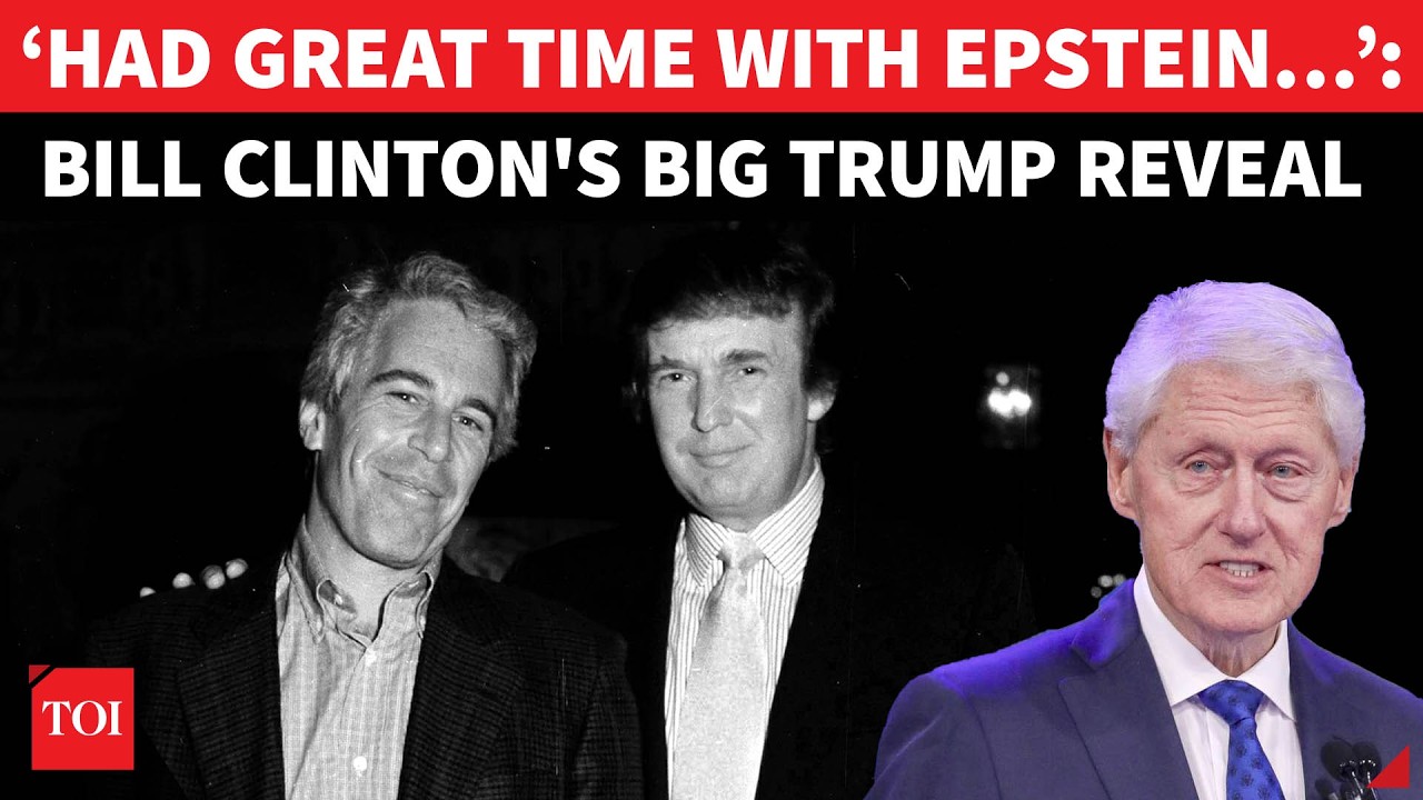 Bill Clinton STUNS: ‘Me & Trump Went To…’: Jaw-Dropping Statement During Epstein Hearing | Watch