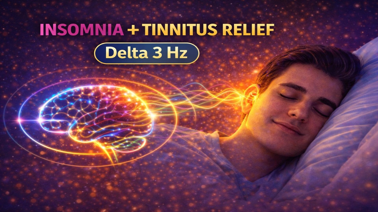 Tinnitus Insomnia • 3 Hz Delta • Sleep Through Night