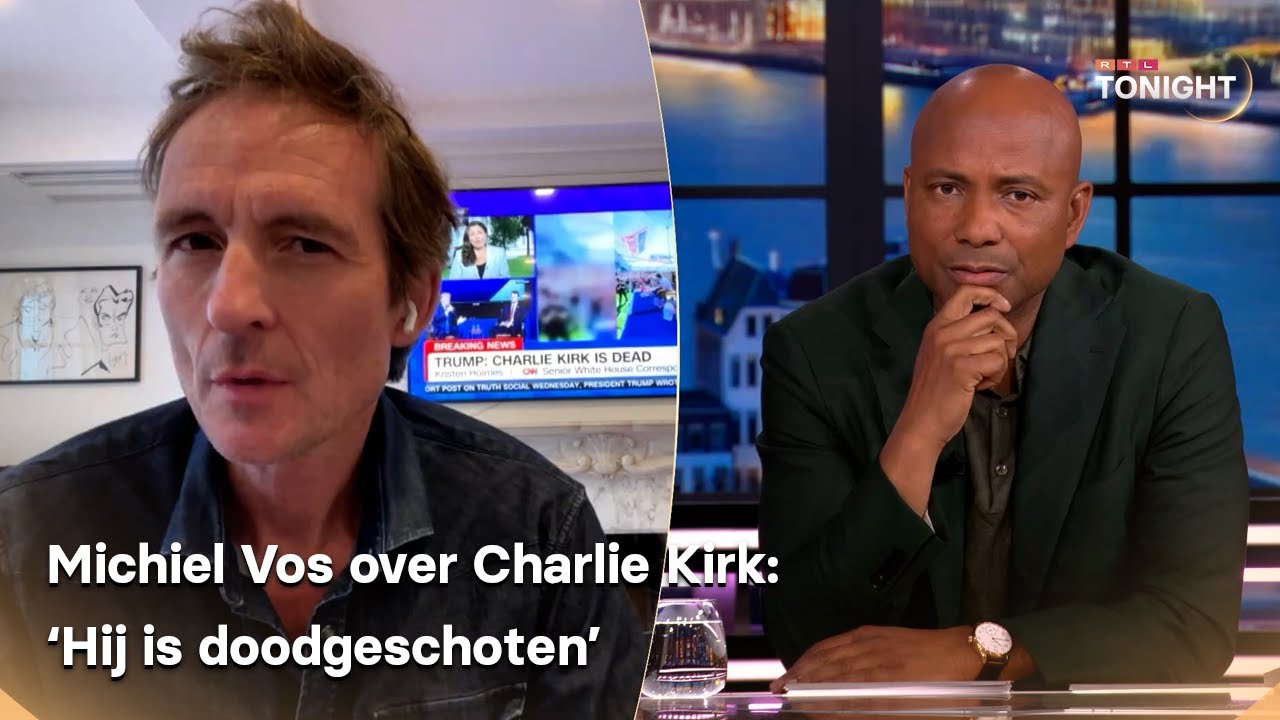 Amerikaanse commentator Charlie Kirk overleden na schot in de hals  | RTL Tonight