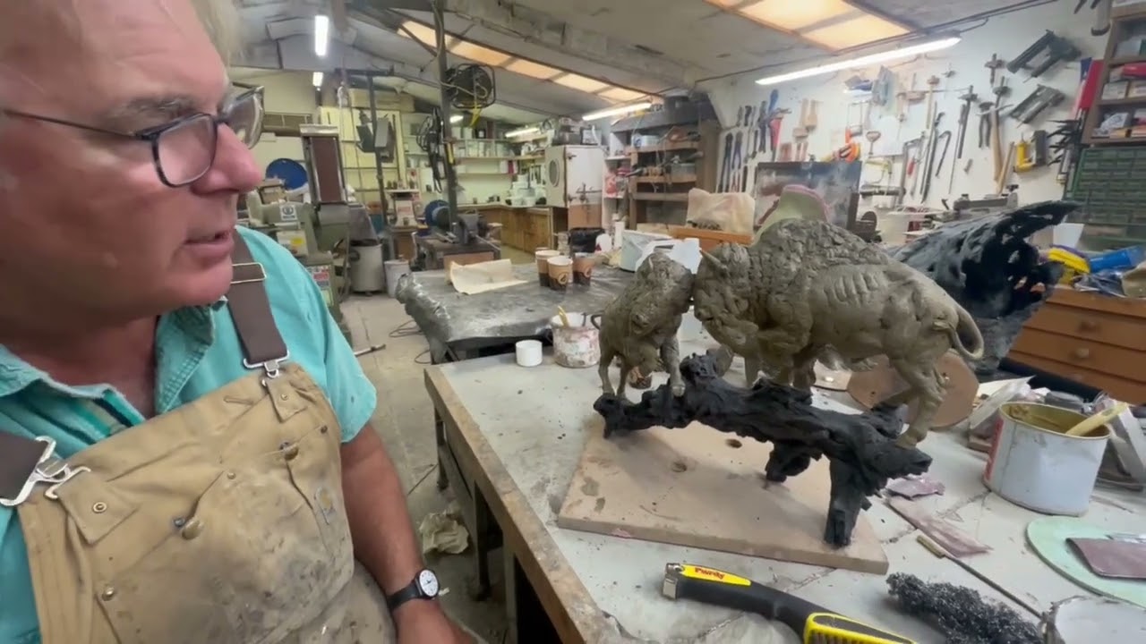 Sculpture Secrets_3.Bison cast_finish