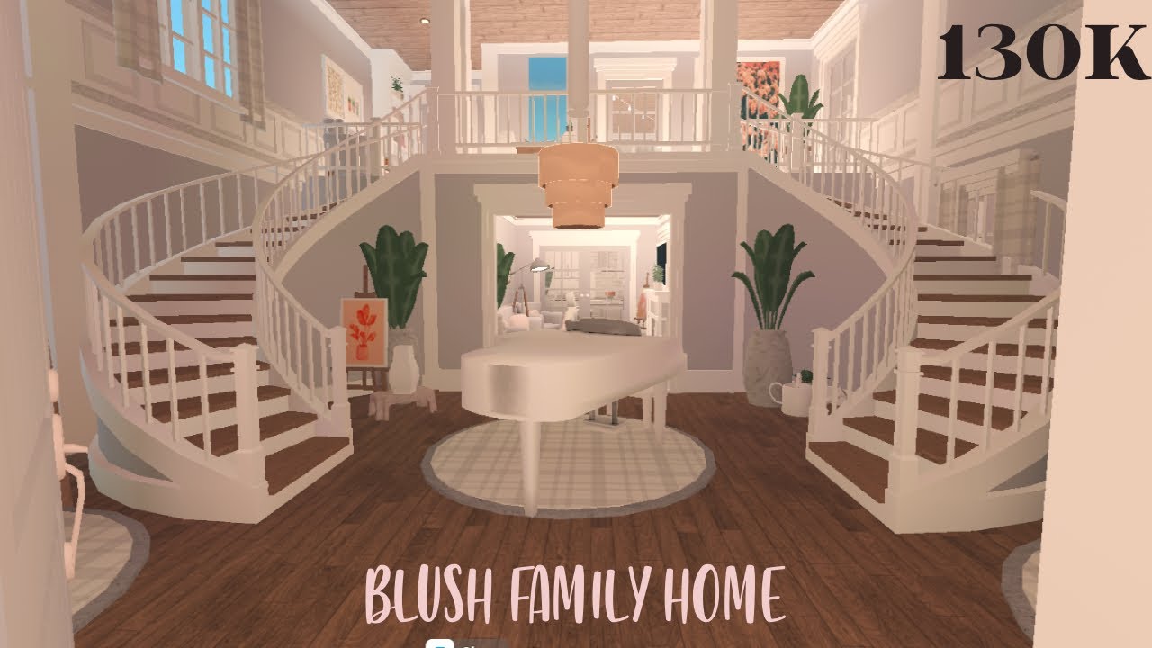 BLOXBURG| blush family home| housebuild| axlea