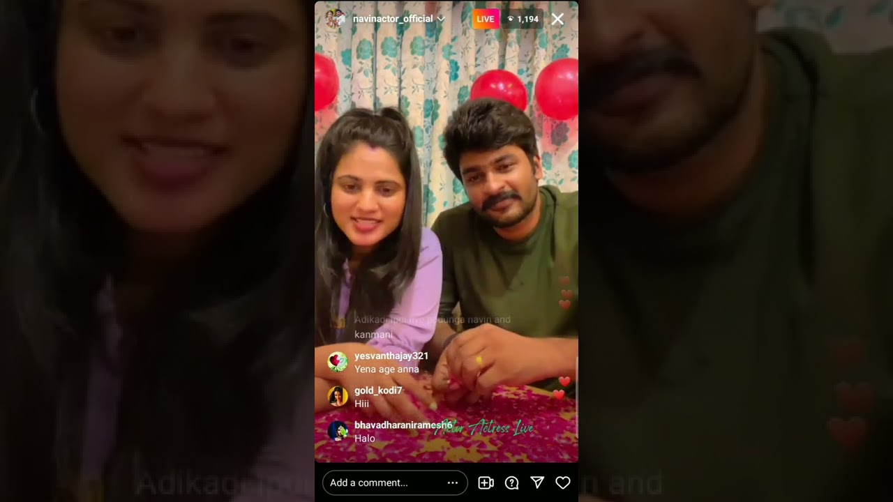 🔴LIVE|navin😍kanmani|Idhayathai Thirudathe❤|Birthday special🔴| Navin live 🥰🥰🥰🥰 @actoractresslive7983