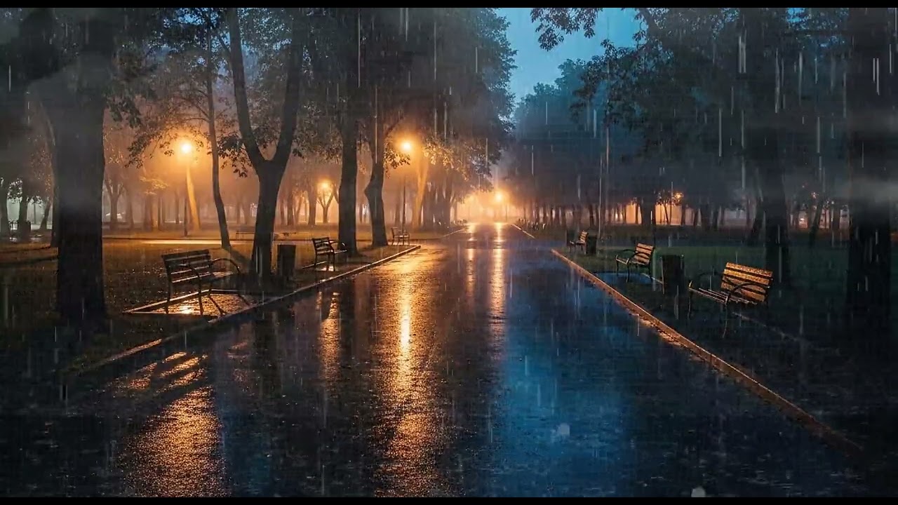 Instant Sleep Sound with Heavy Rain & Thunder for Sleeping