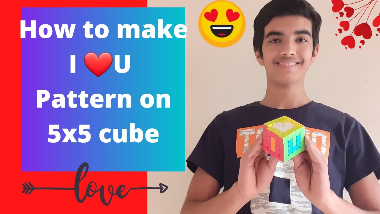 Happy Valentine's Day! I ❤ U pattern on 5x5!