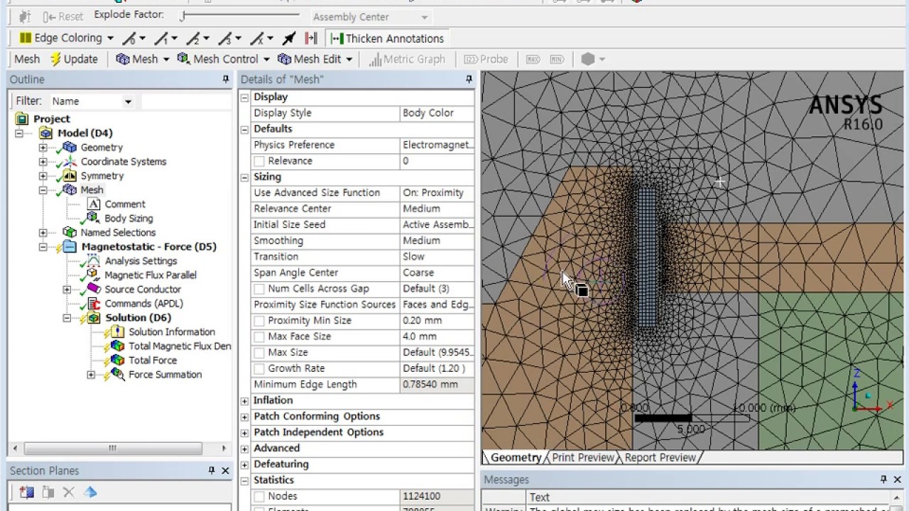 Ansys Mechanical_MESH order recording