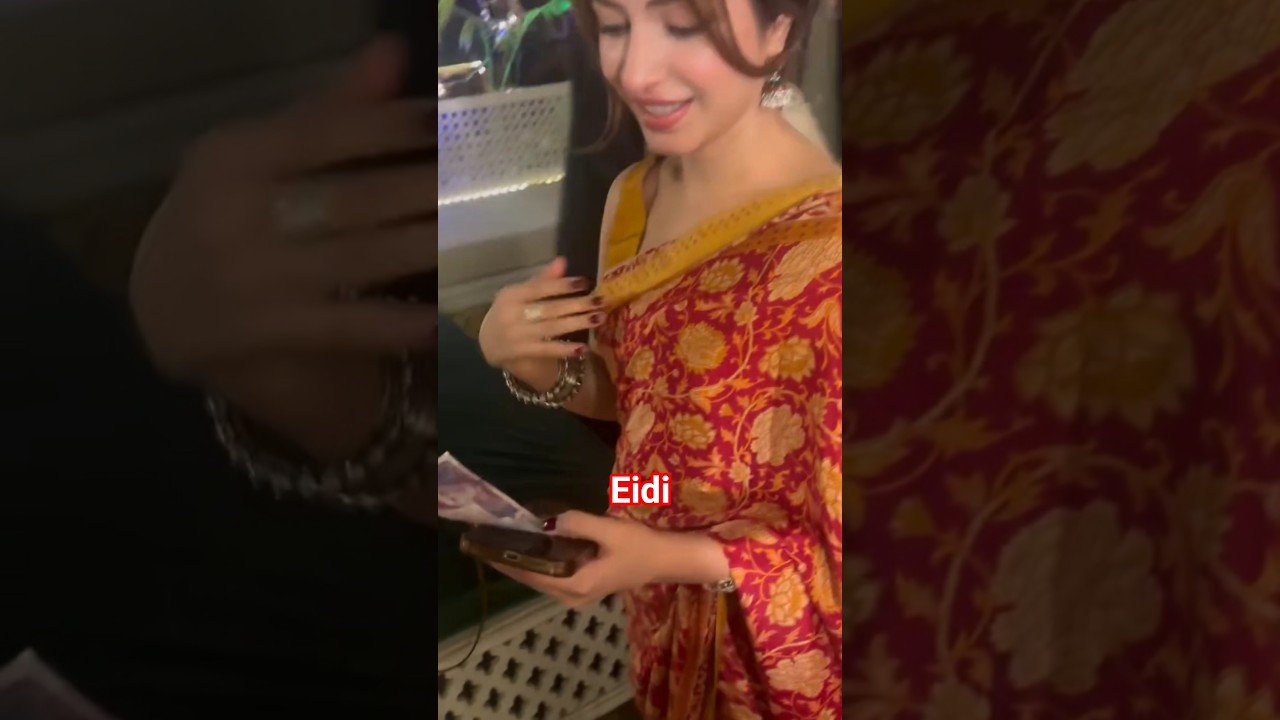 Kinza hashmi and Umar alam eidi exchange #kinzahashmi #umeralam #eid2025