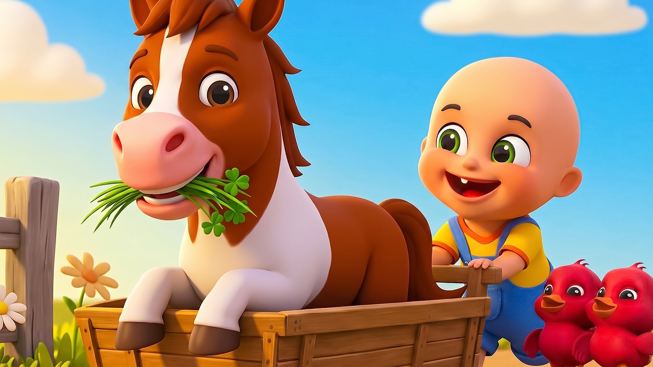 Baby Yankee Doodle Horse Cart Song New Compilation | Bingo Song | Baby Cartoon and Kids Songs