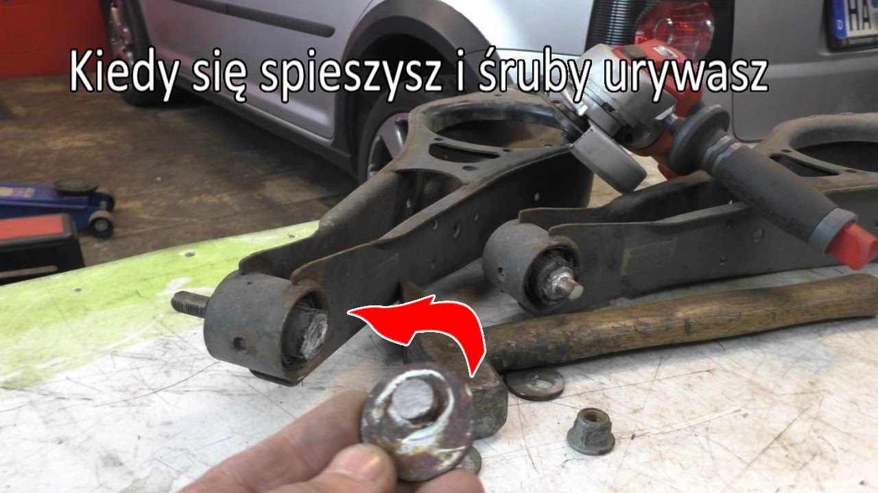 szypko tylni wahacz wymienić  w VW Touran T1