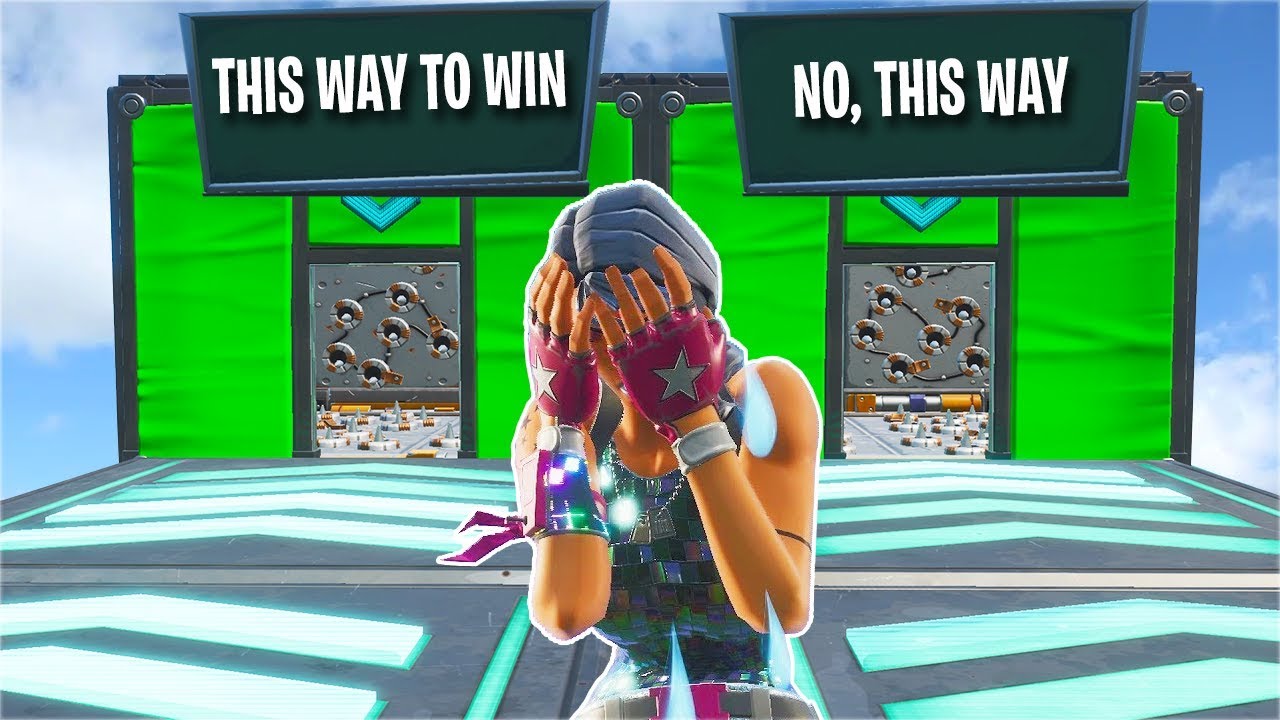 This TROLL Deathrun is IMPOSSIBLE... *300 IQ* (Fortnite Creative)