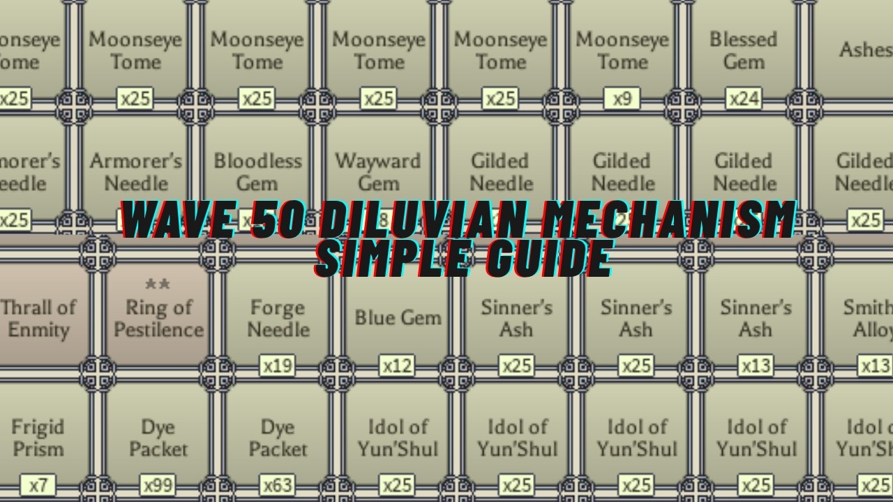 How To Get to Wave 50 in the Diluvian Mechanism| Simple Guide | Deepwoken