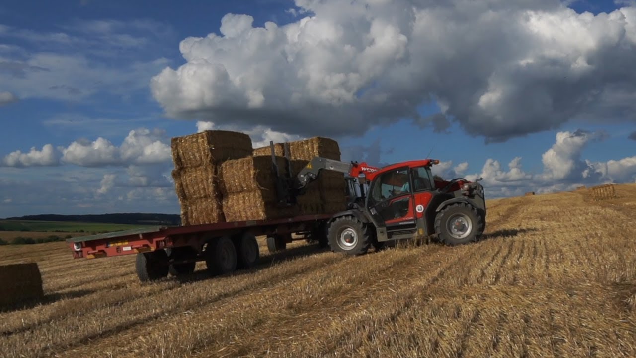 Weidemann – Teleskoplader T7035 Einsatz Landwirtschaft Strohbergung