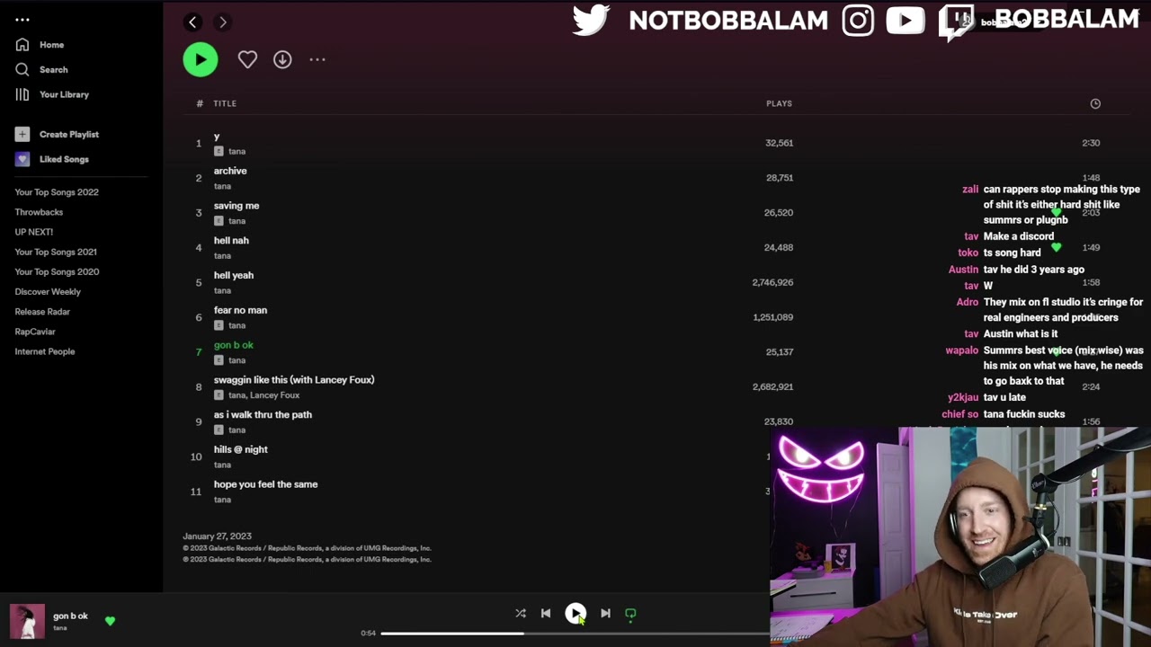 Bobbalam Reacts to Tana - Gaultier Album