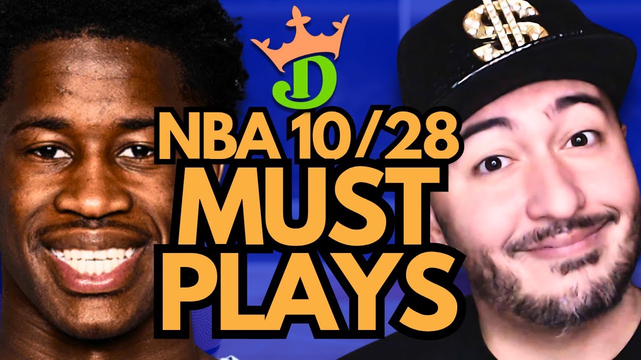 NBA DFS Tuesday 10/28 (DraftKings NBA MUST PLAYS) | NBA DFS Picks