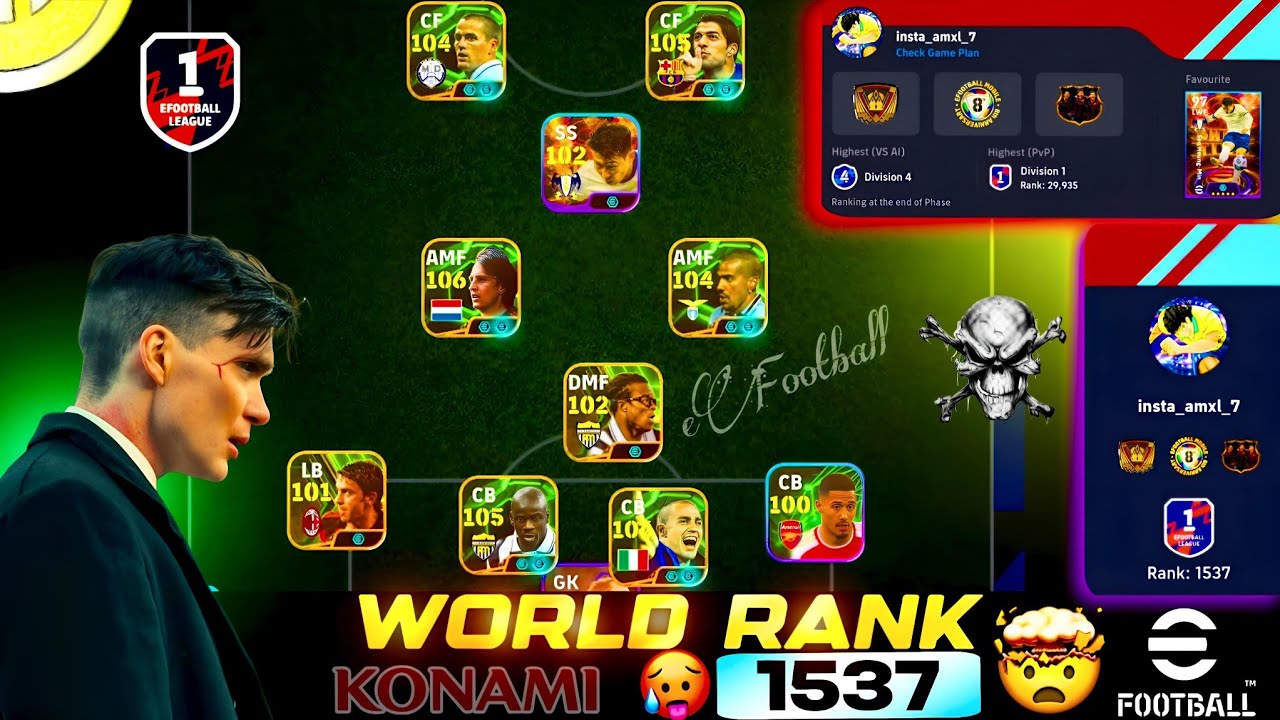 "World Rank 1537 Opponent!"🥶🔥 | eFootball Ranked Match | eFootball 26 Mobile 