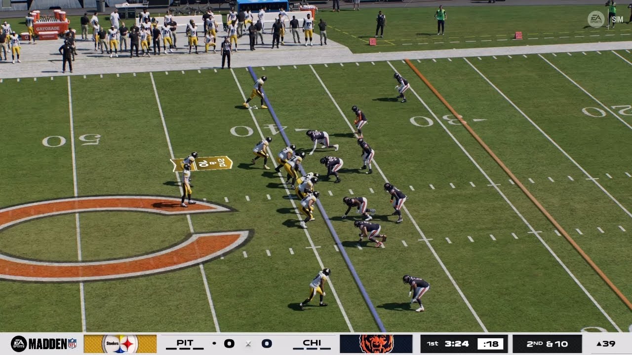 Madden NFL 26 Gameplay Chicago Bears vs Pittsburgh Steelers
