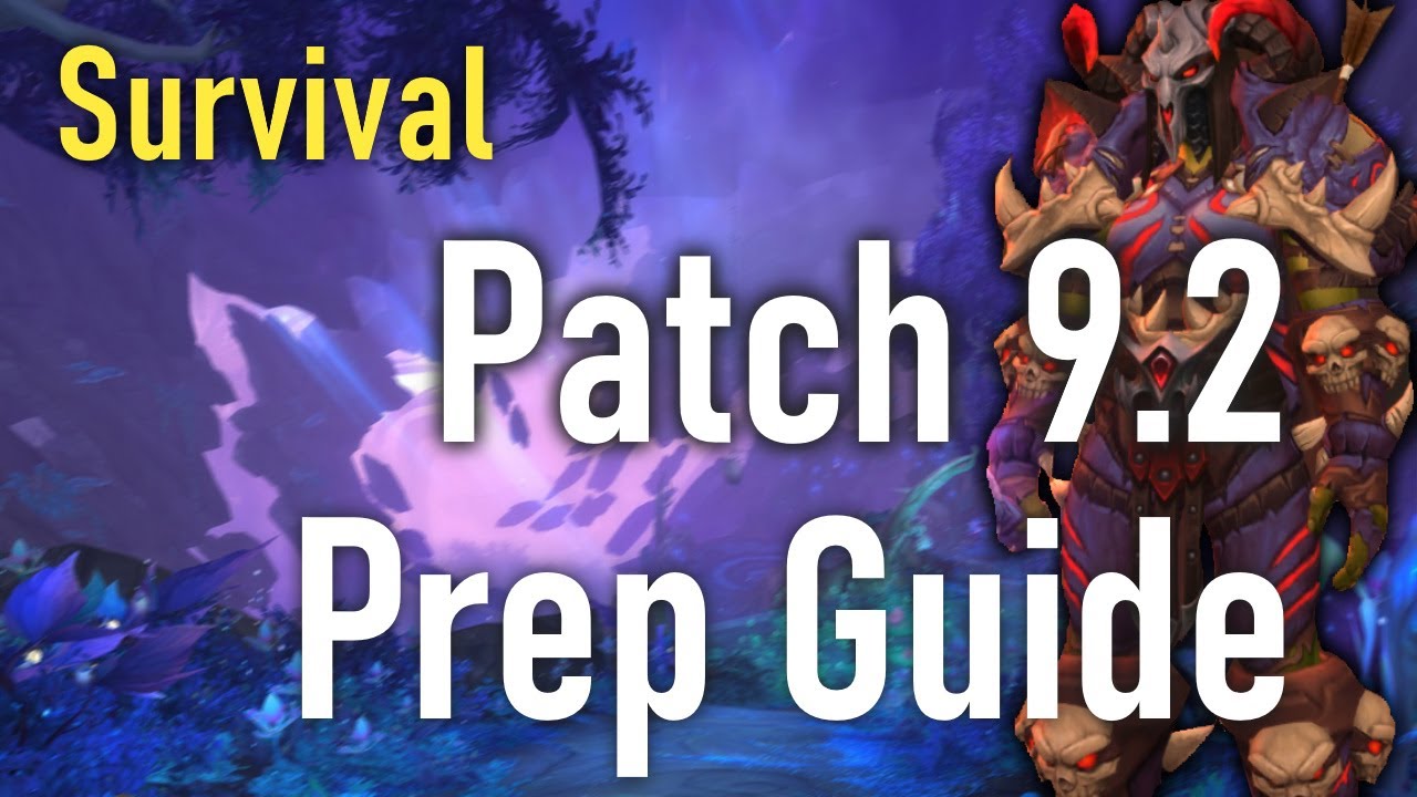 WoW 9.1.5 Survival Hunter PvE Guide For 9.2 Prep - ST and AoE Rotations, Raid, M+, Legendary etc