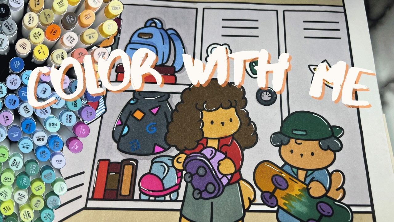 Coloring | Cozy Eras by Jade Summer | Ohuhu Markers