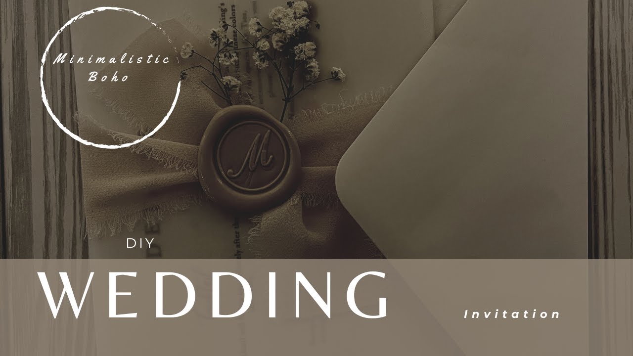 DIY Wedding Invitations l 2024 Bride l Modern Invitation l Viral Wedding Invitations l