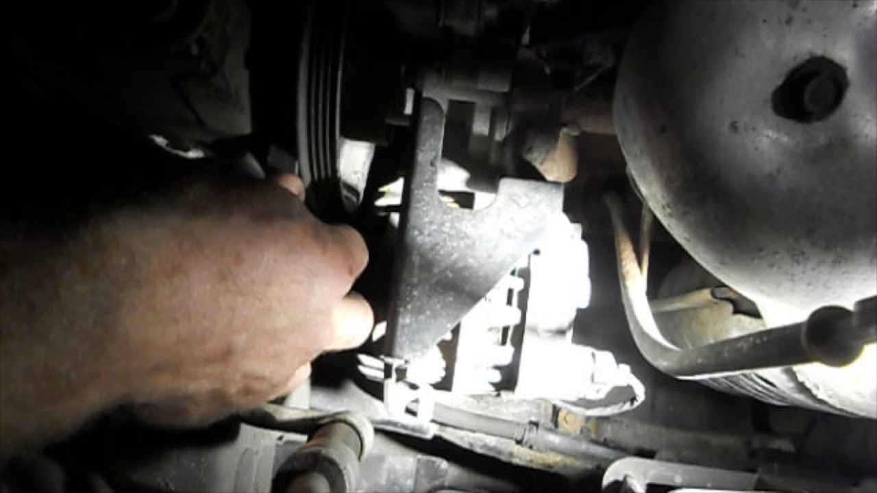Changing an alternator belt 09 Hyundai Elantra