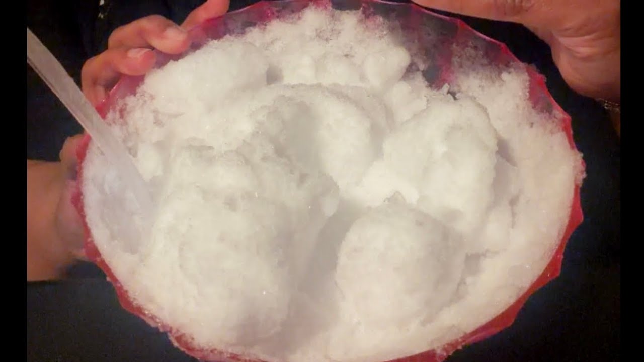 BATTLE OF THE CHUNKS | SOFT CARBONATED FLAKY CHUNKS #iceasmr