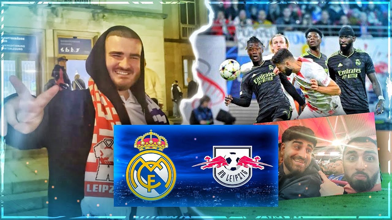 RB LEIPZIG VS REAL MADRID STADIONVLOG  MIT OMED, UMUT, ... 🔥