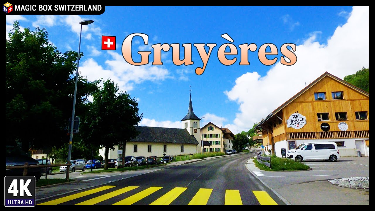 Relaxing Drive 4K 🇨🇭 Ep#1 - From Gruyères To Albeuve in Canton of Fribourg