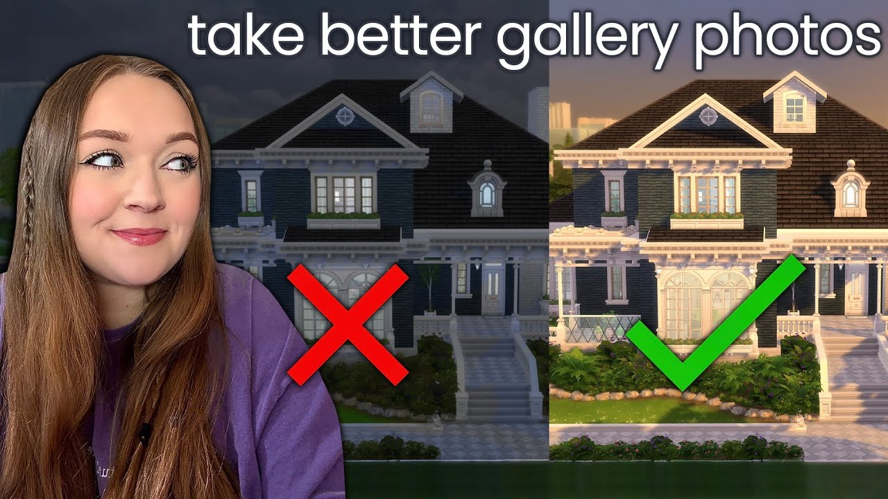 Как делать качественные фотографии для галереи в The Sims 4 ✨