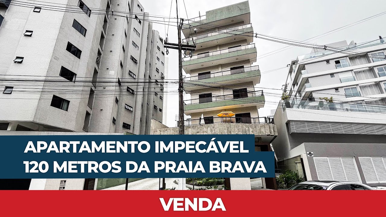 Apartamento frente para o mar em Caiobá com 2 suítes e churrasqueira