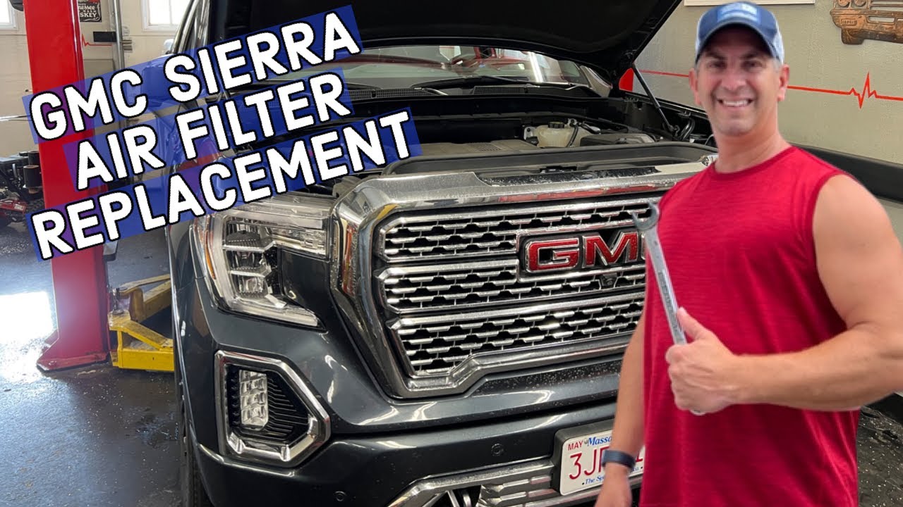 Как заменить воздушный фильтр на GMC Sierra Denali 6.2 (2019-2021)
