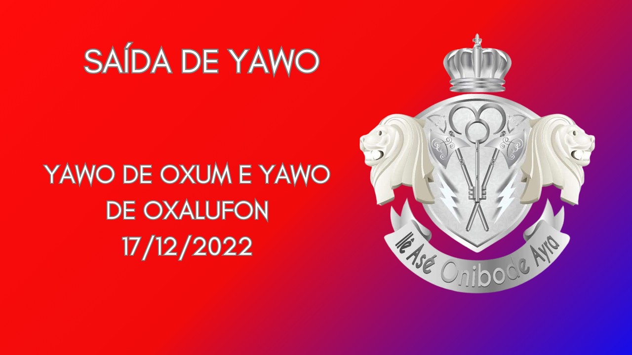Saída de Yawo em Ilê Asé Onibode Ayra - Yawo de Oxum e Yawo de Oxalufon