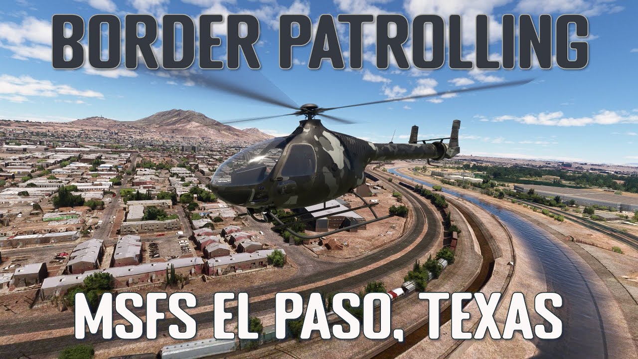 MSFS El Paso, Texas Guided Tour in the HC-450N Hurricane Helicopter