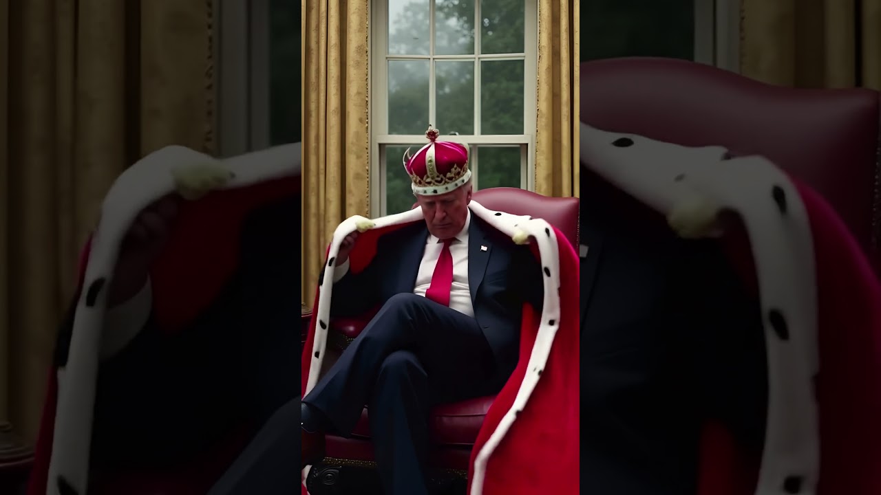 King Trump Has Arrived 👑😂 #shorts