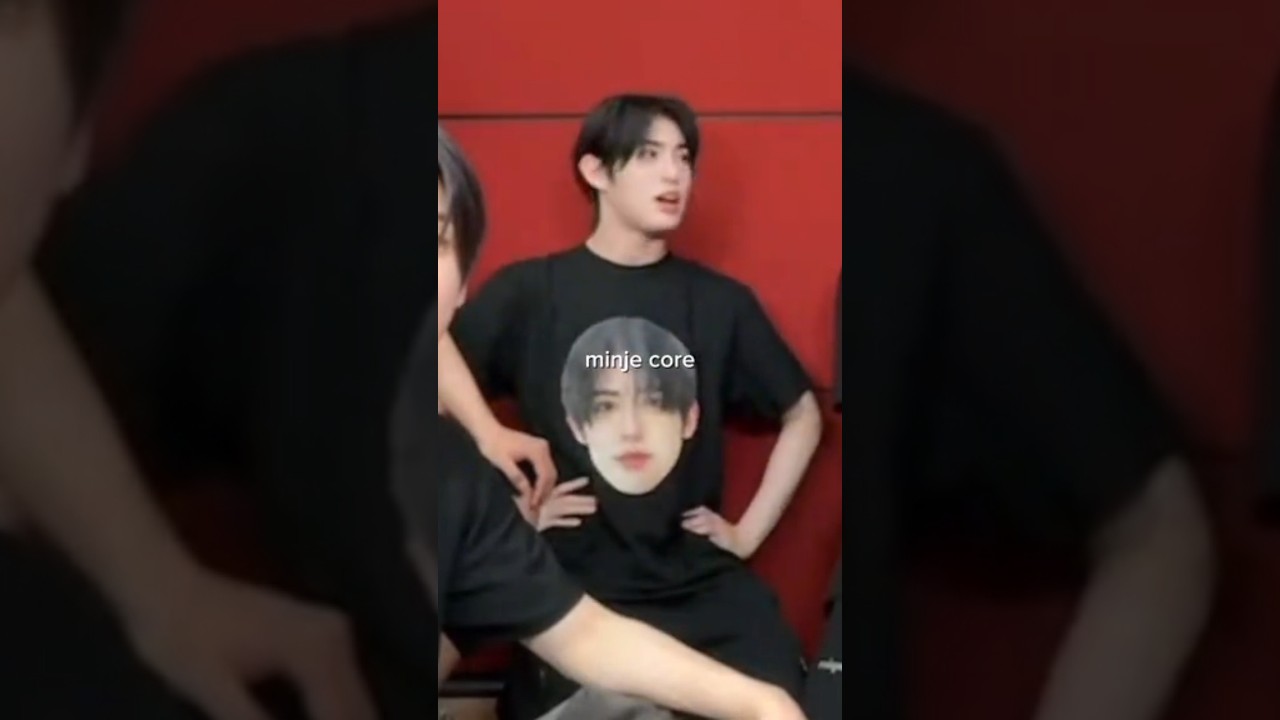 Why he is so UN serious #kickflip #minje #kpop #jyp