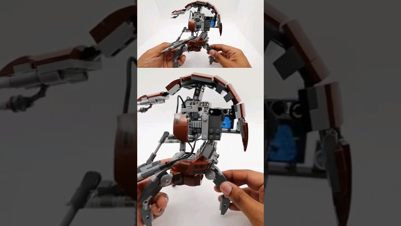 LEGO Star Wars 75381 Droideka LEGO Speed Build Review #lego #legostarwars
