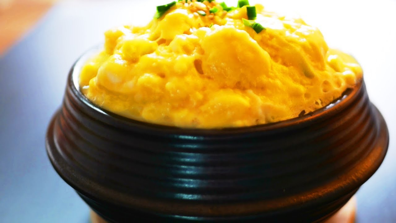 [Eng. subs]달걀찜 만들기 (steamed egg volcano)
