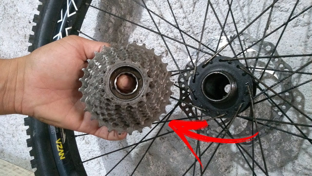 COMO TIRAR A CATRACA DA BICICLETA EM CASA