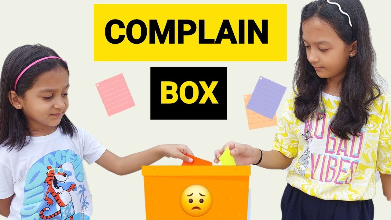 COMPLAIN BOX 📦💥 | Funny Kids Complains | Aayu and Vanu