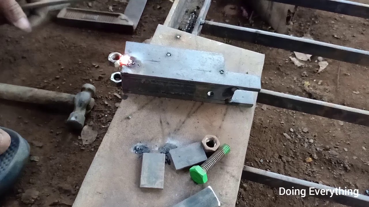 DIY home made manual Bamboo Thin Slicer. Revolutionary tool for making square bamboo stick.