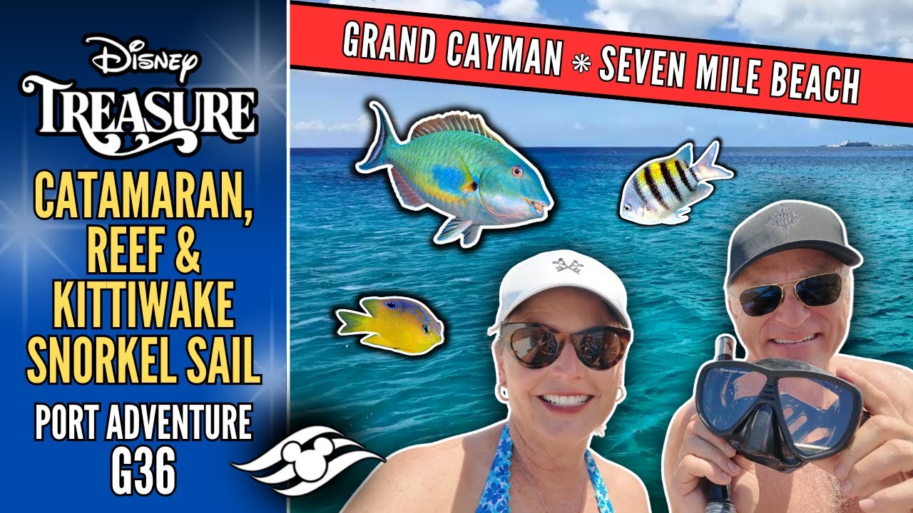Catamaran, Reef & Kittiwake Snorkel Sail | Port Adventure G36 | Disney Cruise Line | Grand Cayman