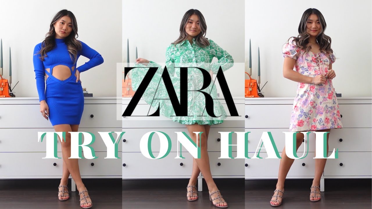 ZARA SPRING SUMMER DRESS | NEW IN TRY ON HAUL |  Ayaka Styles