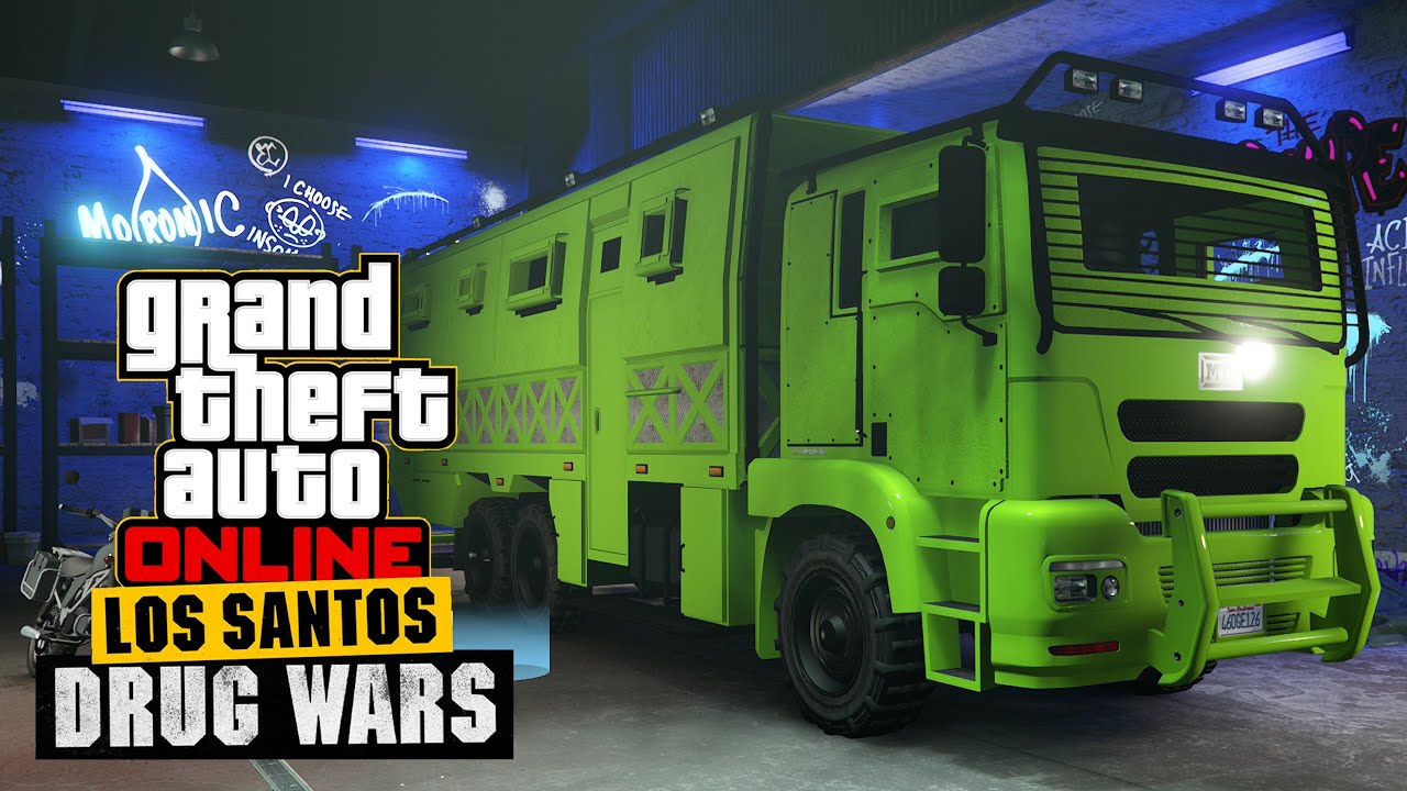 GTA 5 &mdash; Как открыть Acid Lab Brickade 6x6 &mdash; DLC Drug Wars