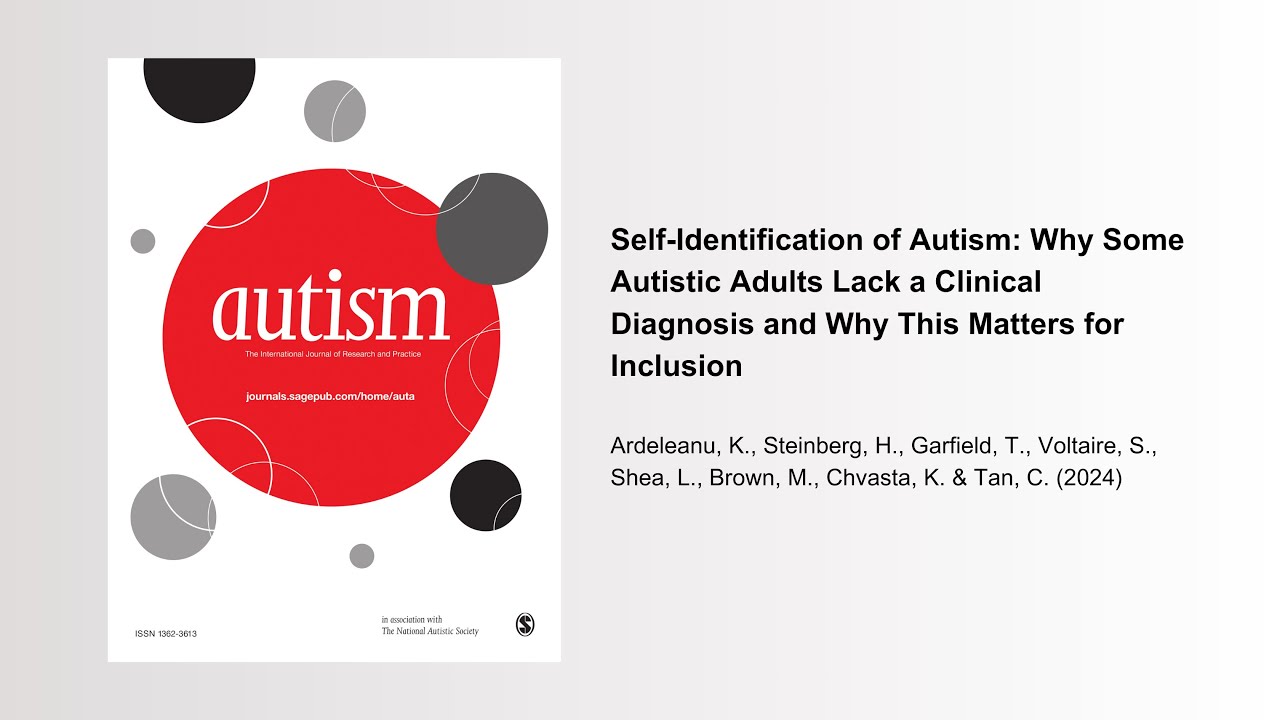 Self-Identification of Autism (Ardeleanu et al., 2024)
