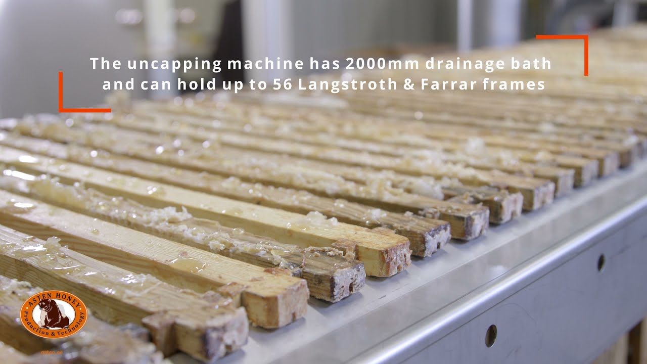 Small uncapping and  honey extracting line for professionals and hobbyist