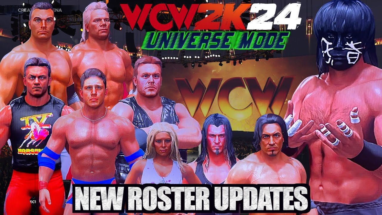 WCW 2K24 Roster Update : Universe Mode ( WWE 2K24)
